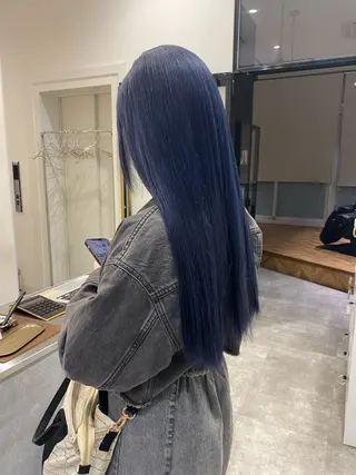 ロング カラー Keshiki大名 安部 真輝のヘアスタイル