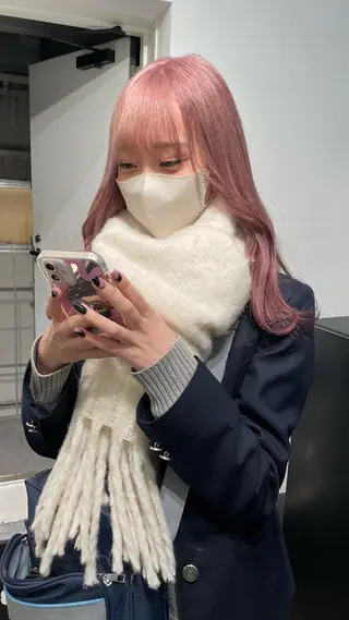 ロング カラー パーマ ヘアアレンジ メンズ キッズ ネイル マツエク・マツパ アイブロウ 艶ハイトーン/ヘア アレンジAYAKAのヘアスタイル