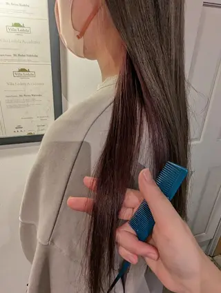 ロング 中野 雅子のヘアスタイル