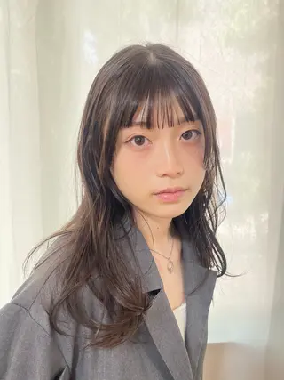 セミロング 園田 渉 ◤SHIKIO◢のヘアスタイル