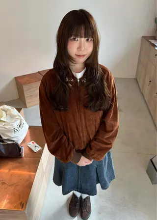 ロング the hinc所属・miyu /大阪 /レイヤーカットのヘアスタイル