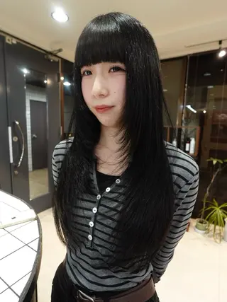 ロング 宮嶋 蓮のヘアスタイル