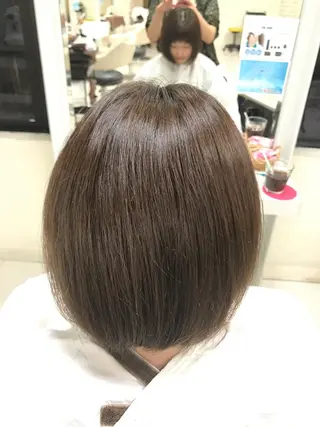 ミディアム カラー 【暖色カラー特化】 中山由梨のヘアスタイル