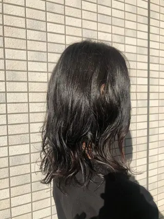 ロング パーマ 本多 美羽のヘアスタイル