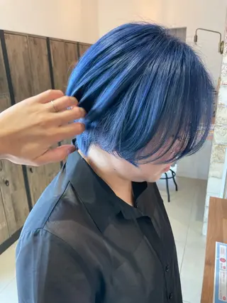 ミディアム カラー ヘアアレンジ 鴻巣 百夏のヘアスタイル