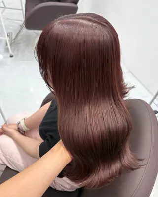セミロング カラー IS所属・横浜美容室/透明感 カラー/レイヤーのヘアスタイル