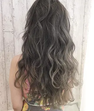 ロング カラー チビ編み込みエクステ シールEXどぅ〜すのヘアスタイル