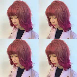 ショート 透明感/オリーブ/ グレージュ/YUKAのヘアスタイル