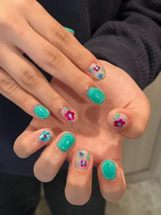 ネイル 文 /個性派ネイルのネイルデザイン