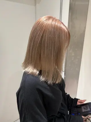 ミディアム HAZEL 博多所属・SHIORI/ 博多美容室のヘアスタイル