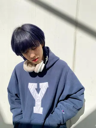 ショート カラー メンズ yiye 青山所属・無料カットモデル募集 🌱ひょうがのヘアスタイル