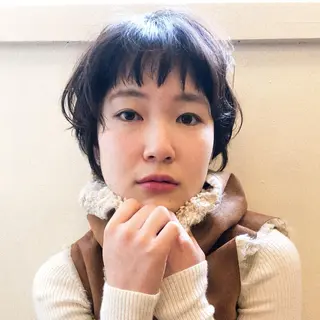 ショート 口コミ評価4.9⭐︎ カワナベ　マサシのヘアスタイル