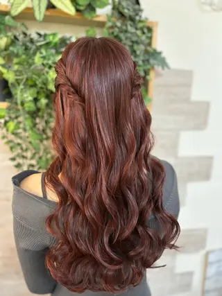 ロング ヘアアレンジ ヘアメ/着付け 清水玲歌のヘアスタイル