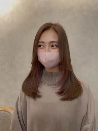 セミロング カラー ［パサつき改善］＊ 髪質改善ケアサロン＊のヘアスタイル