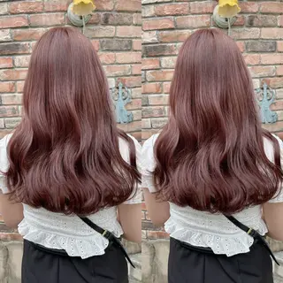 ロング カラー ブリーチ無しダブル カラー🦕まどかのヘアスタイル