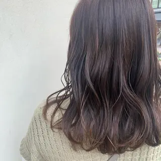 セミロング カラー ボブ/美髪矯正 /佐藤　奈巳のヘアスタイル