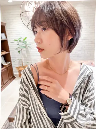 ショート カラー Totia 梅田所属・橘 ゆきののヘアスタイル