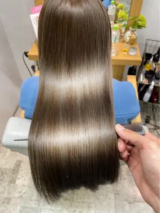 ロング 個室　髪質改善サロン　HANARE by youres hair 神楽坂 【はなれ】所属・🌈髪質改善 縮毛矯正特化🌈松田のヘアスタイル