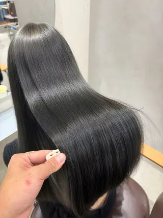 セミロング カラー ヘアアレンジ 大宮/山口 竣也のヘアスタイル