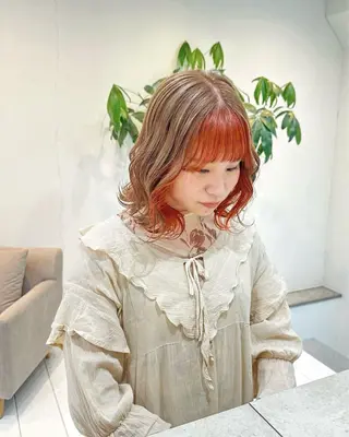 ミディアム etore 矢場町 南沙希のヘアスタイル