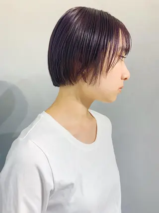 ショート ボブパーマコテ巻き風 パーマNo1深江秀平のヘアスタイル