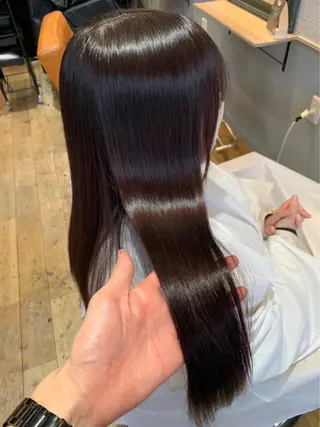 ロング 髪質改善×透明感× 艶髪🥀HIYORIのヘアスタイル