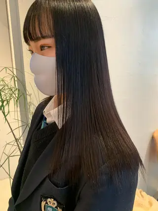 カラー AO所属・RISAKO 艶髪モテヘア🎀府中のヘアスタイル