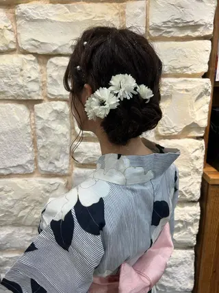 ロング 石原 姫菜のヘアスタイル