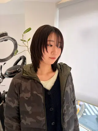 ミディアム 🍓似合わせカット× パーマ／矢木🍓のヘアスタイル