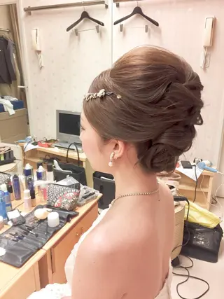 ロング ヘアアレンジ 糸賀 史織のマツエク・マツパデザイン
