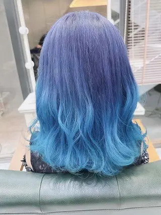 セミロング カラー 𝐑𝐈𝐍𝐊𝐀 🐣🩷のヘアスタイル