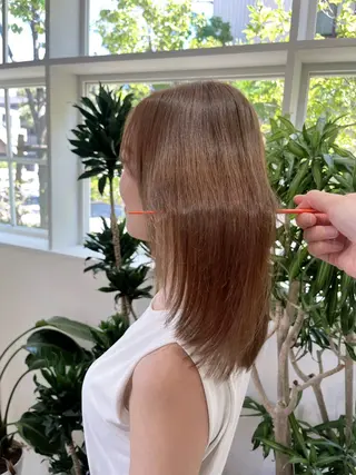 ミディアム 優月/カラー特化 西宮/夙川のヘアスタイル