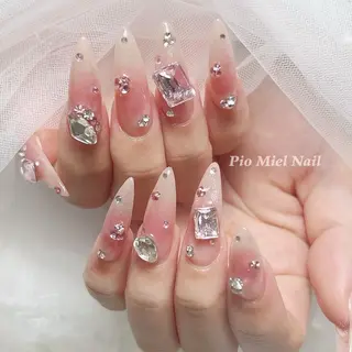 ネイル HANA 長さだしのネイルデザイン