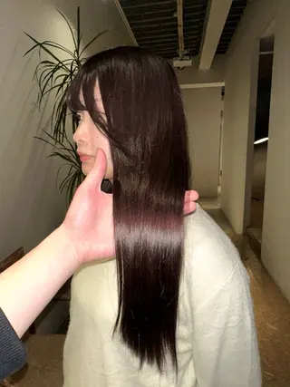 ロング あゆみ︎︎✮／ 暖色カラー／博多のヘアスタイル