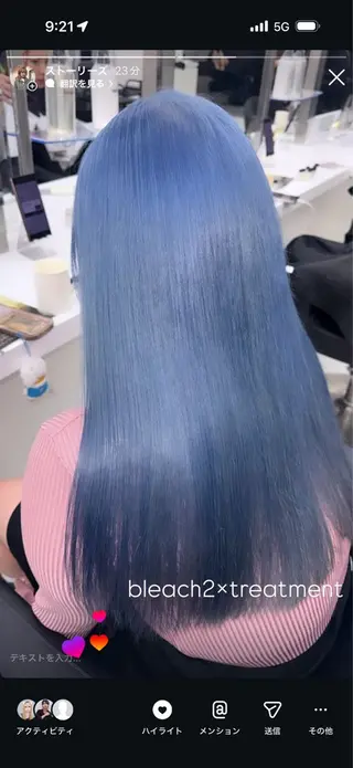 ロング カラー 海外girl/ハイト ーン/riko🫧のヘアスタイル