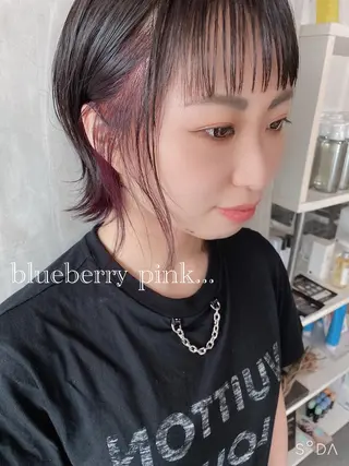 ショート カラー ヘアアレンジ stylist/蛯谷 珠里のヘアスタイル