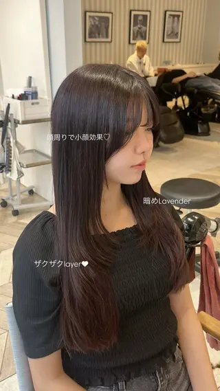 ロング 韓国ヘア🇰🇷/ニ ュアンスパーマ/ヒナのヘアスタイル