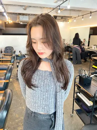 ロング カラー ✂韓国レイヤー 🦋みやび🪽のヘアスタイル