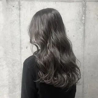 セミロング カラー 透明感カラー❄️要 半個室×マンツーマンのヘアスタイル