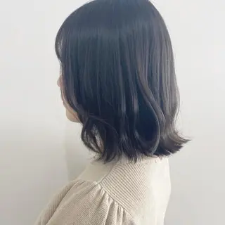 ミディアム カラー お洒落パーマ/ 艶カラー/michiのヘアスタイル