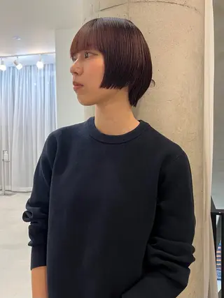 ショート レイヤー/ 透明感SHIMAのヘアスタイル