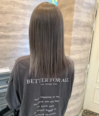 ミディアム カラー 🫟Blanco🫟 Color&Careのヘアスタイル