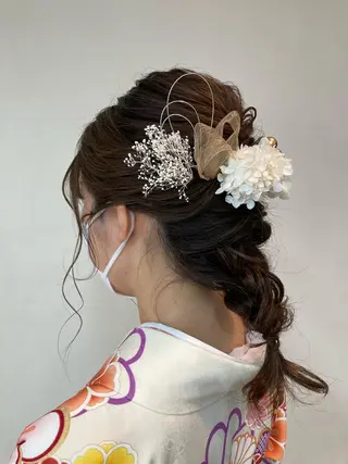 ミディアム ヘアアレンジ 💜モデル大募集💜 松下のヘアスタイル