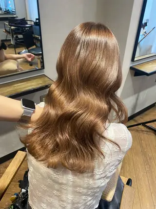 ミディアム カラー MIREI /韓国風 ショート/大阪美容室のヘアスタイル