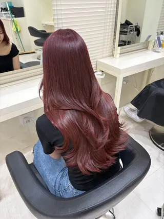 カラー 暖色ガーリーヘア🎀 MEARI🩰のヘアスタイル