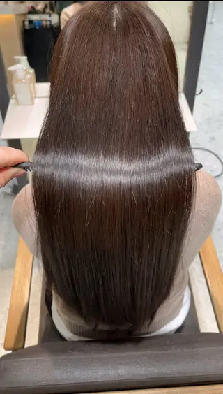 セミロング けいし🐬ボブ 美髪縮毛矯正のヘアスタイル