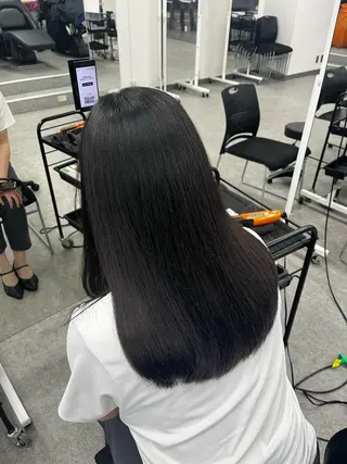 セミロング ヘアアレンジ 韓国メンズヘア 🪽maika🪽のヘアスタイル