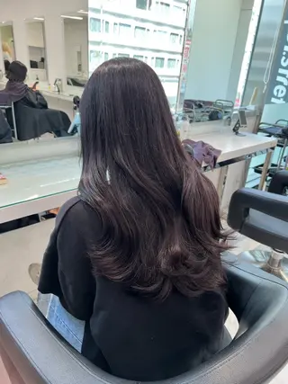 カラー ブリーチなし透明感 💗RYOTAのヘアスタイル