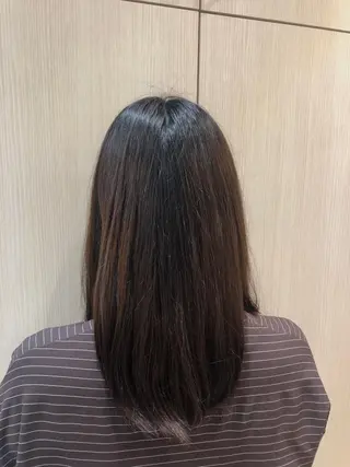 セミロング カラー 韓国ヘアメイク🎀/ 縮毛矯正✨山本媛香のヘアスタイル