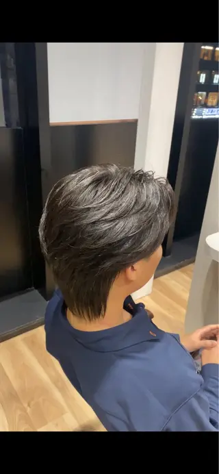 ミディアム パーマ 韓国ヘア🇰🇷 藤江 広人のヘアスタイル